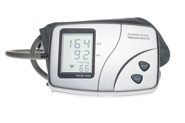Automatic Blood Pressure Monitor - hypertension RR: 164/92