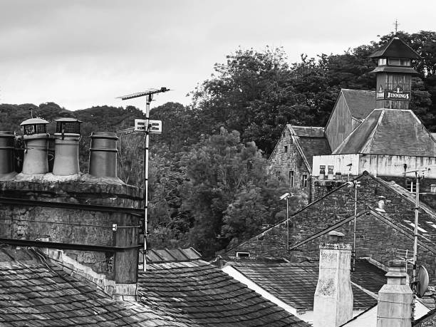 Rooftop view at Cockermouth in Cumbria