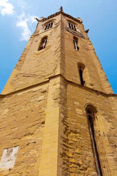 istock Seu Vella cathedral bell tower in Lleida, Spain 1601274321