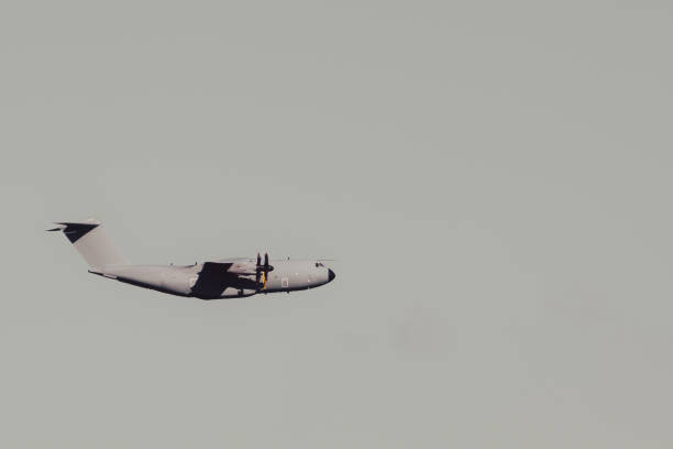 istock One A400m Atlas military transport aircraft in flight training 1601340954
