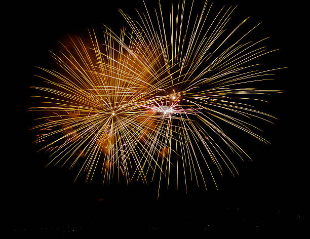 fuochi d’artificio - foto stock