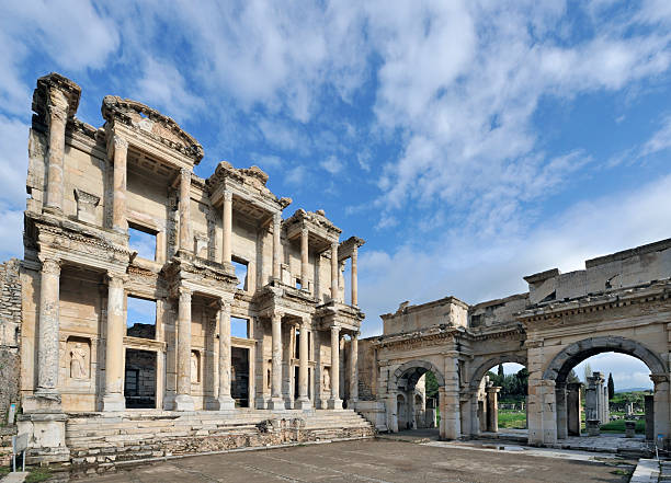 istock Library of Celsus at Ephesus 160135526