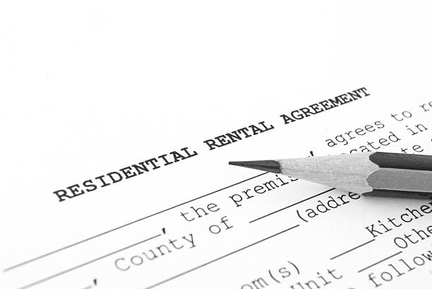 istock Residential rental agreement 160135673