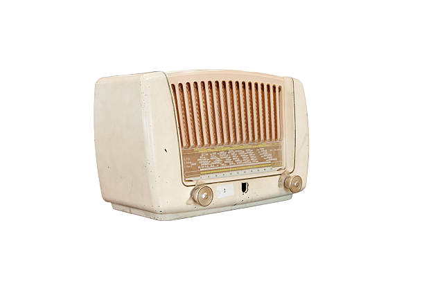 istock Vintage fashioned radio isolated 160136523