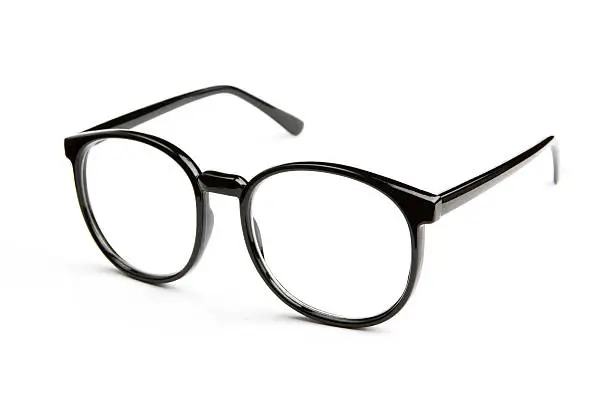 Photo of Eyeglasses isolated on white background