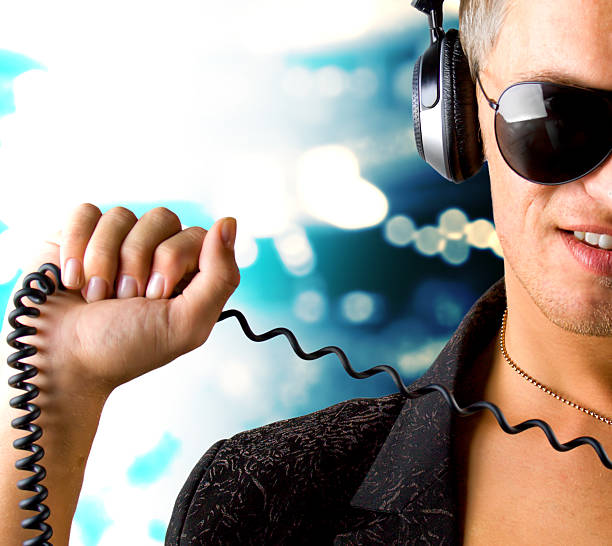 istock Boy is listening to music track 160136923