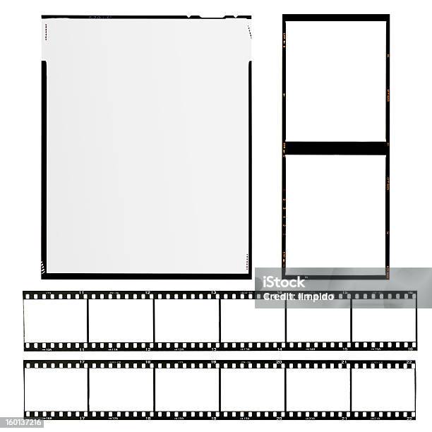 Arrangement Of Different Formats Of Film Stock Photo - Download Image Now - Contact Sheet, Photography, Camera Film