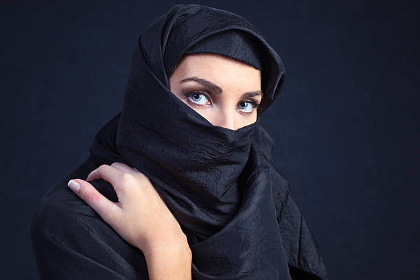 istock woman in  black 160137685