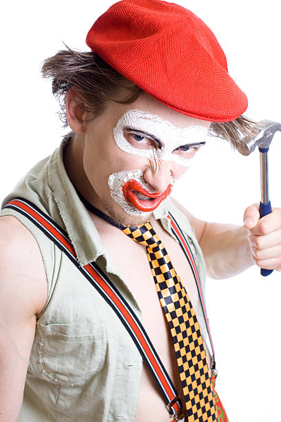 bad clown stock photo