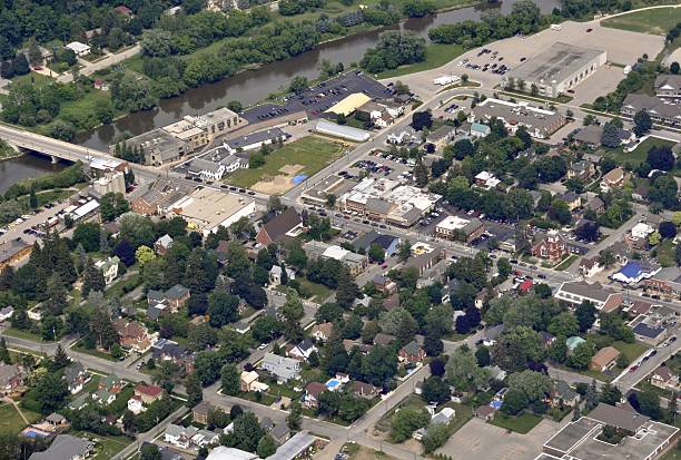 istock St-Jacobs Ontario, aerial 160138789