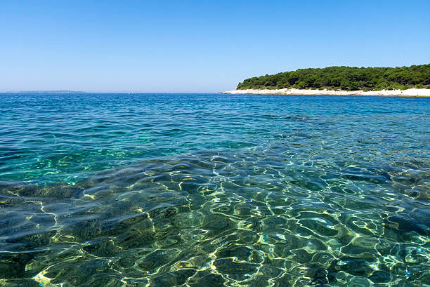 Croatian sea stock photo