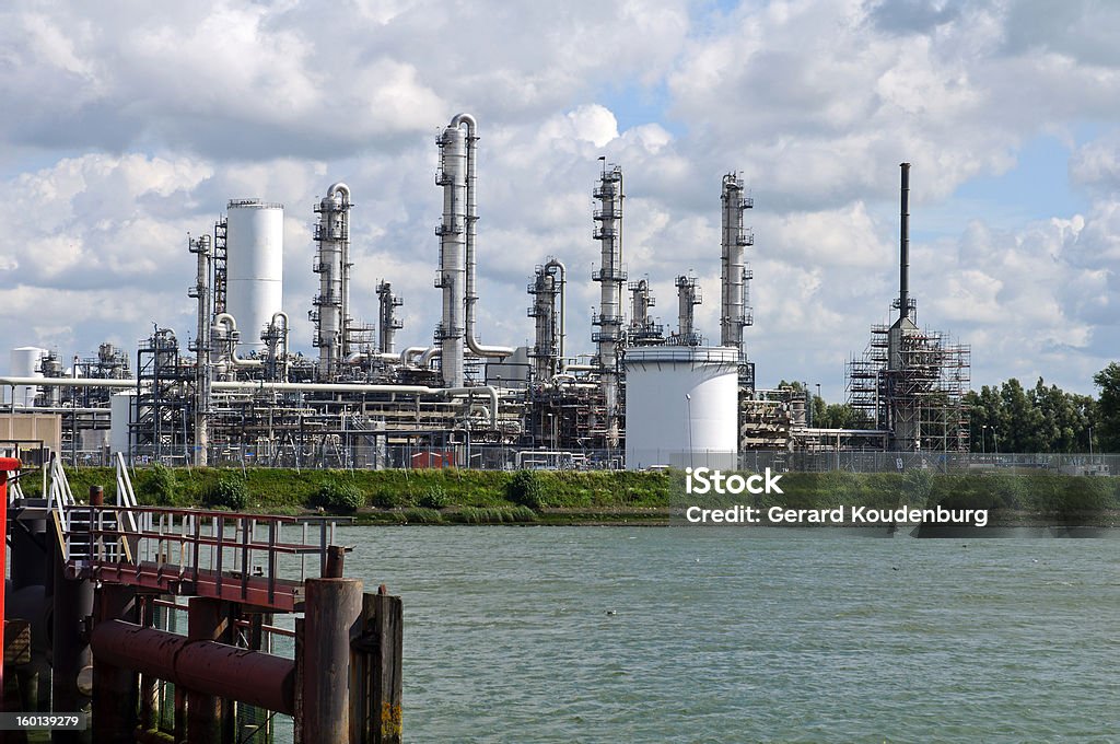 Öl und gas Raffinerie - Lizenzfrei Erdgas Stock-Foto