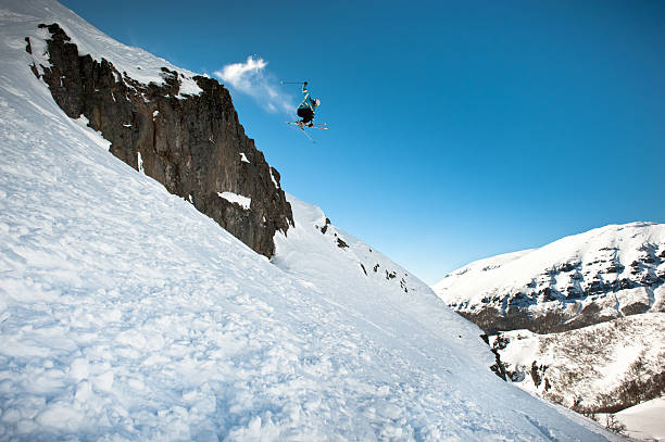 Cтоковое фото Лыжник прыжки