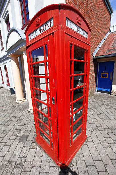 istock red telephone box in London, UK 160142586