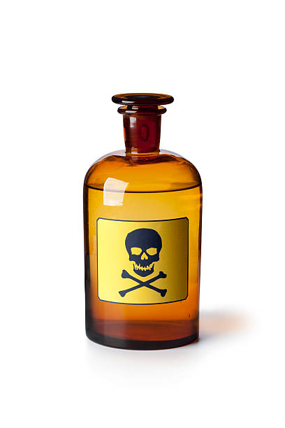 istock Medicine bottle with poisonous liquid 160142680