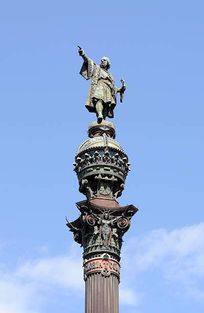 istock Monument of Christopher Columbus in Barcelona 160143369