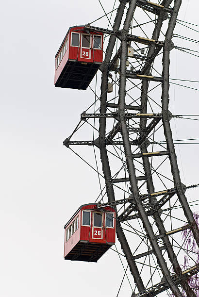 le wiener riesenrad - wiener wurstelprater photos et images de collection