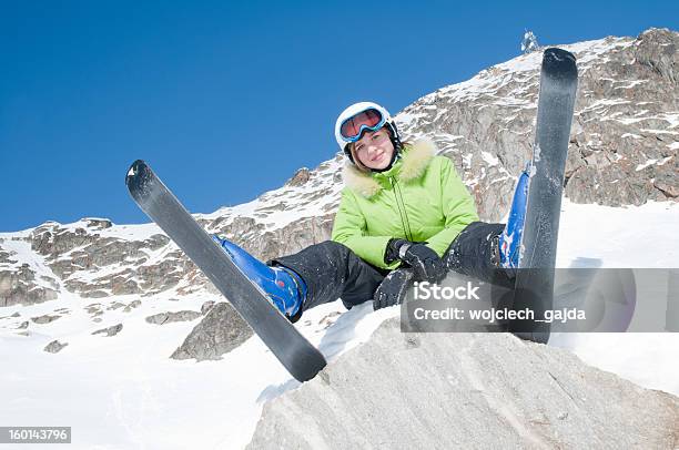 Portrait Of Young Skier Stock Photo - Download Image Now - Activity, Apres-Ski, Cold Temperature