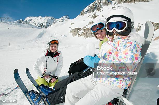 Happy Ski Holiday Stock Photo - Download Image Now - Activity, Adult, Apres-Ski