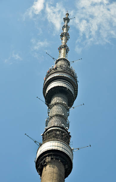 istock Television and broadcasting tower 