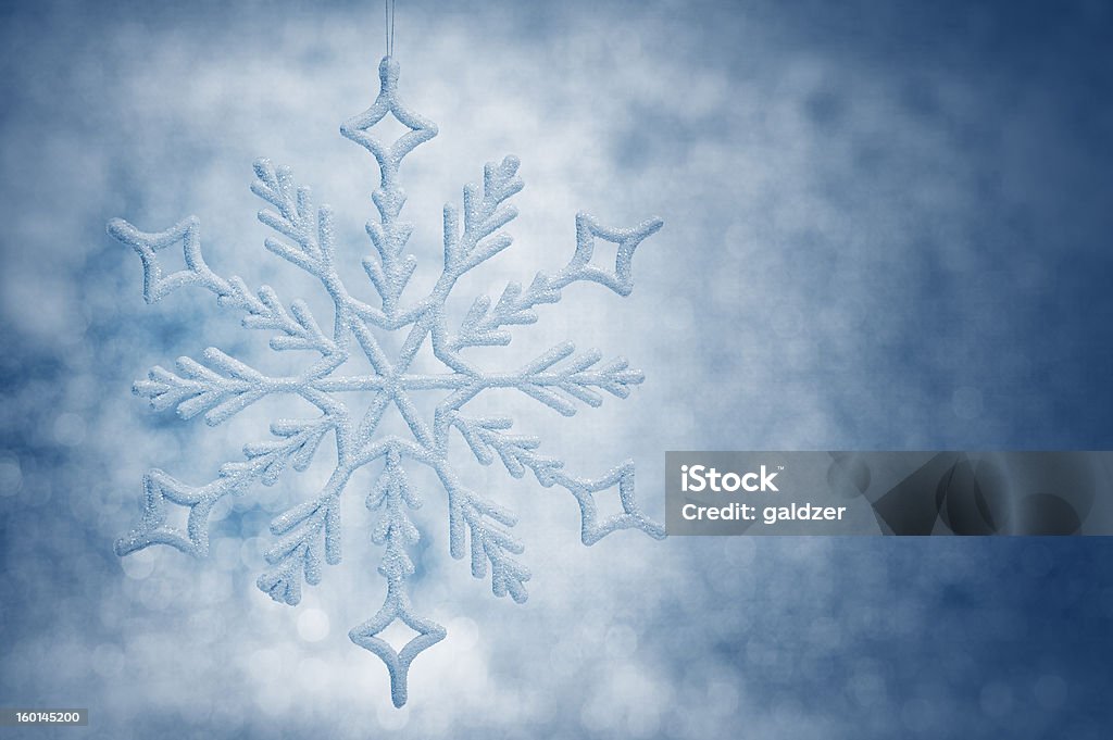 Floco de Neve grande plano - Royalty-free Abstrato Foto de stock