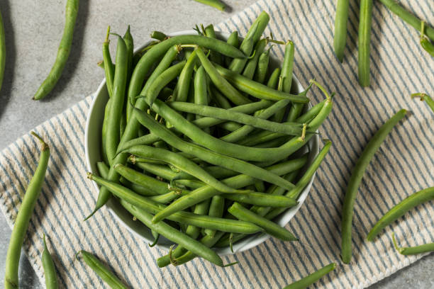 istock Organic Raw French Green Beans 1601472281