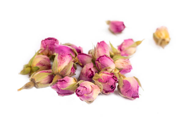 istock Dry rose flower petals tea 1601473027