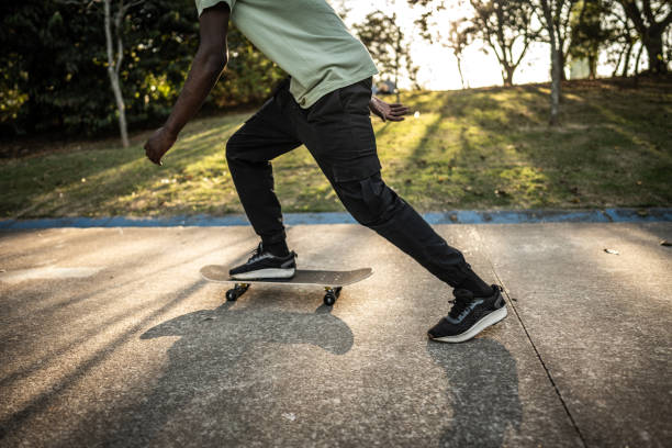 istock Low section of a young man skating at the park 1601516939