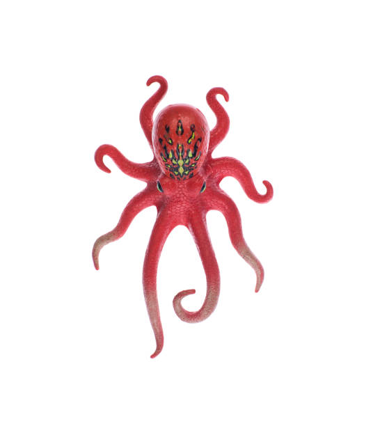 istock red plastic octopus toy isolated on white background 1601540700