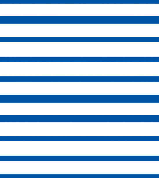 ольга (1979) «бретонские полосы» текстильный бесшовный узор • модный стиль конца 1970-х годов, принт на ткани (мариньерские синие и белые нерегу - 1970 1979 stock illustrations