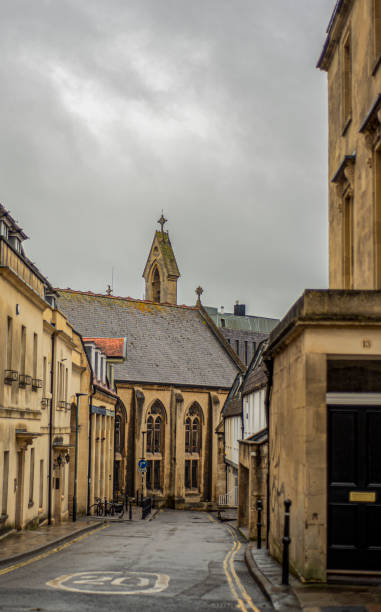 istock One of narrow lane in Bath. 1601563288