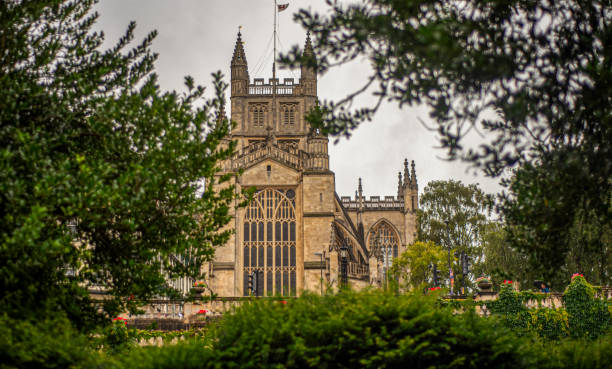 istock Close up view of Bath abbey. 1601568077