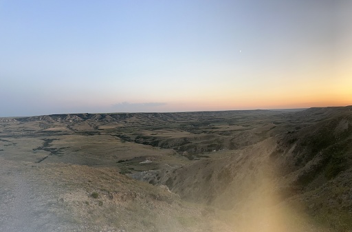 Jones peak view at sunset