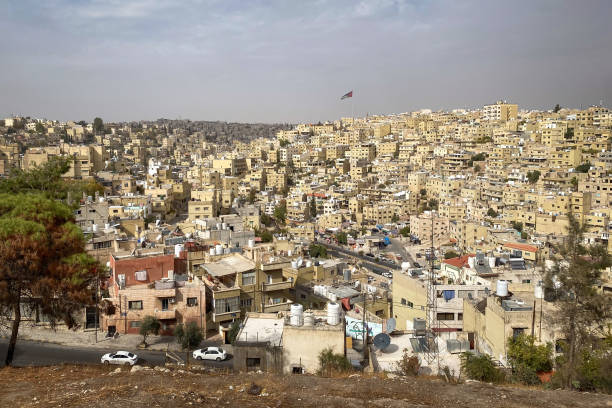 istock Scenic view cityscape of Amman, Jordan 1601728729
