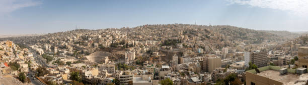 istock Panoramic view cityscape of Amman, Jordan 1601733015