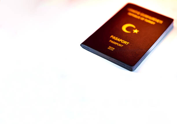 istock A Turkish Passport in White background with large copy space 1601736176
