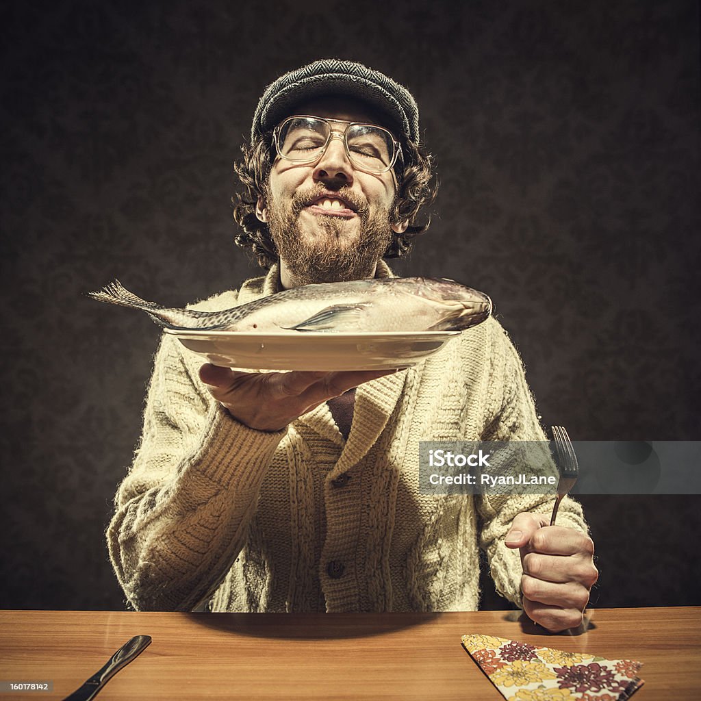 Pescado la cena - Foto de stock de Pez libre de derechos