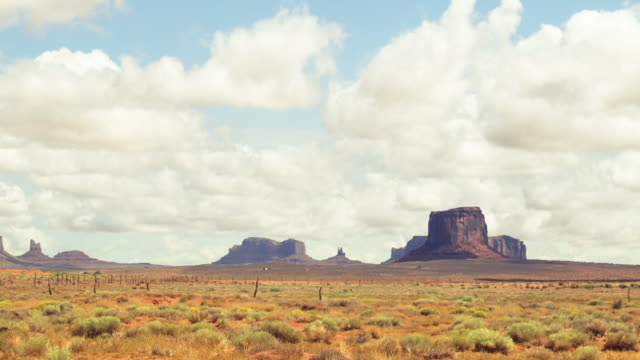 Timelapse of the Monument Valley tribal national park