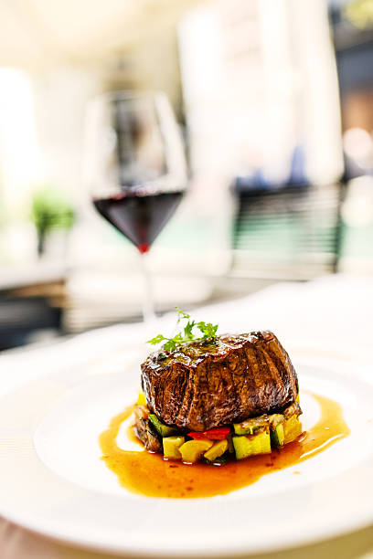 istock Grilled Beef with Vegetables and Red Wine 160179420