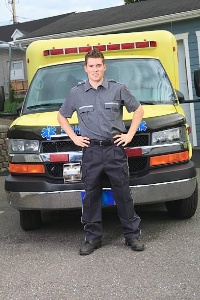 istock Paramedics Job - Proud in Front 160179698
