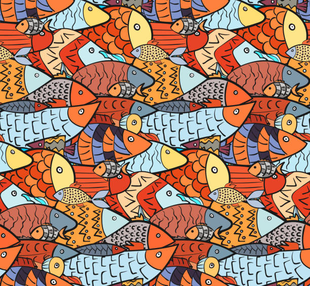 Red Fish Design Pattern 9,000+ Gold Fish Pattern Stock Photos, Pictures & Royalty-Free Images ...