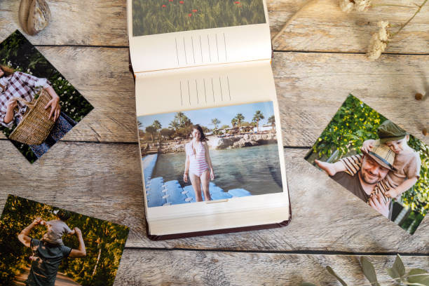 istock Printed photos. Photo printing concept. 1601874826