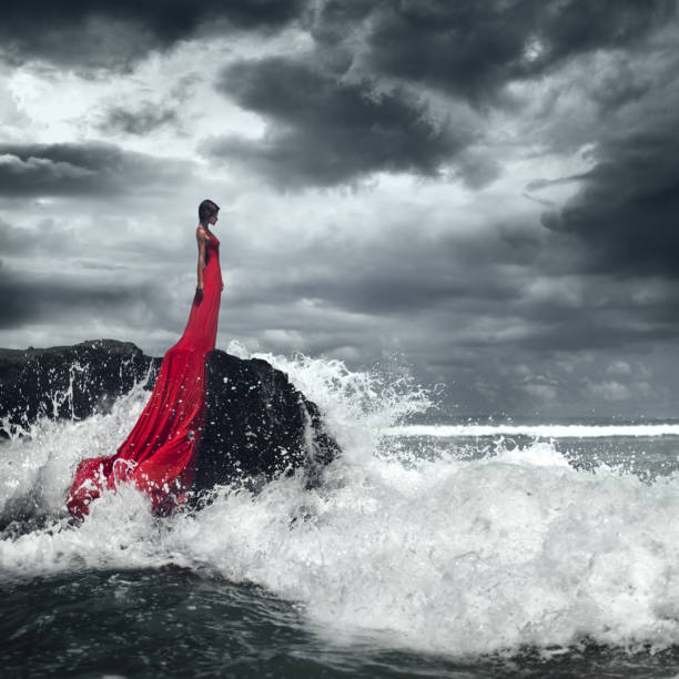 istock Woman in Red Dress 160189830
