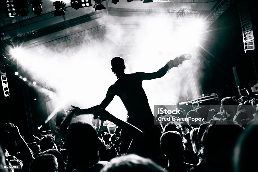 Konzert Menschenmenge - Lizenzfrei Künstlergruppe Stock-Foto