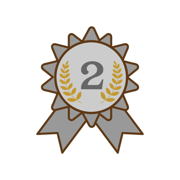 Second Place Ribbon Cartoon