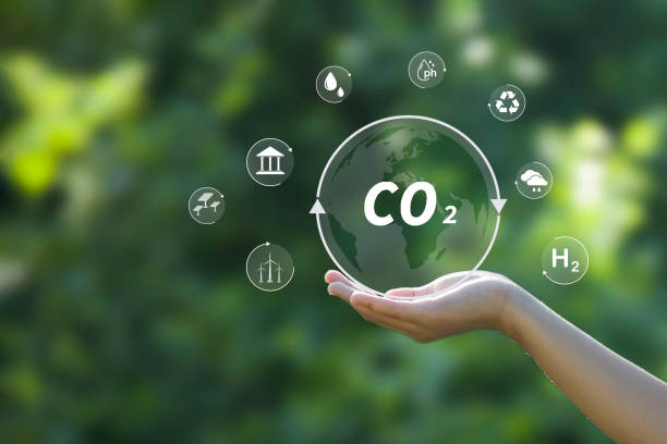 istock The carbon neutral concept reduces CO2 emissions, reducing global warming. Goal of net zero carbon emissions 2050 1601935730