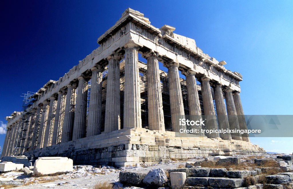 GRIECHENLAND Athen, der Akropolis und den Parthenon. - Lizenzfrei Akropolis - Athen Stock-Foto