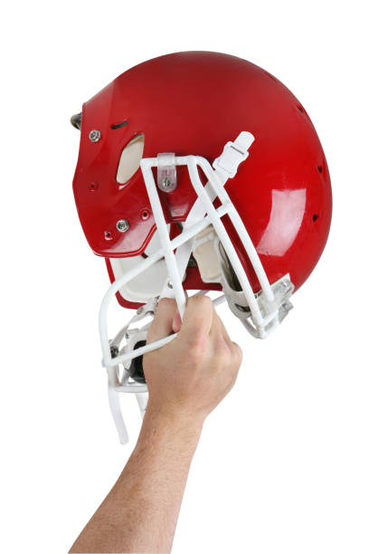 istock Football Helmet with Clipping Path 160194881