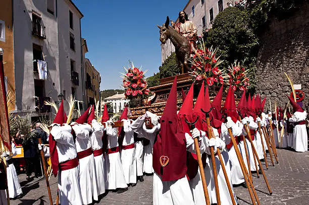 Photo of Christ. Easter Holy Week, Spain