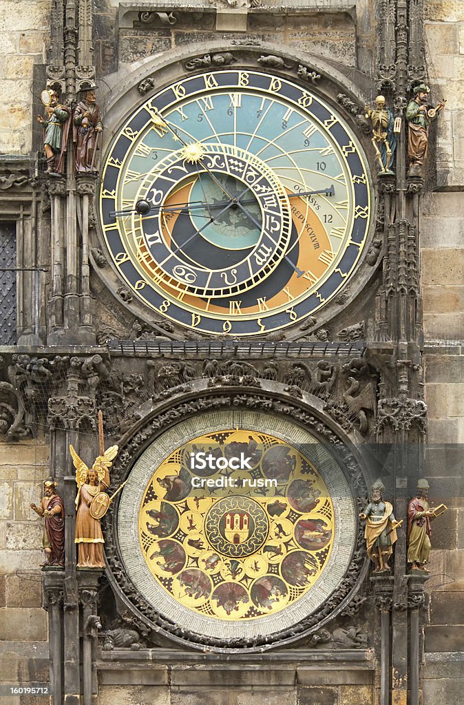 Astronomiczny Zegar pragi - Zbiór zdjęć royalty-free (Budynek z zewnątrz)
